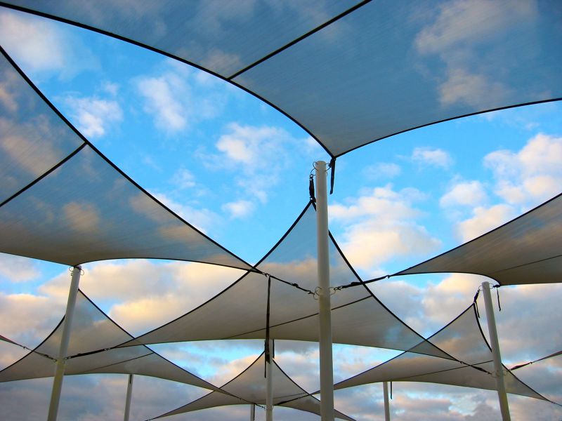 Canvas Shade Installation