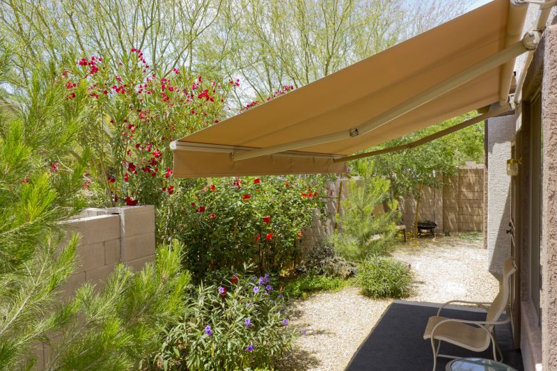 Canvas Shade Installation