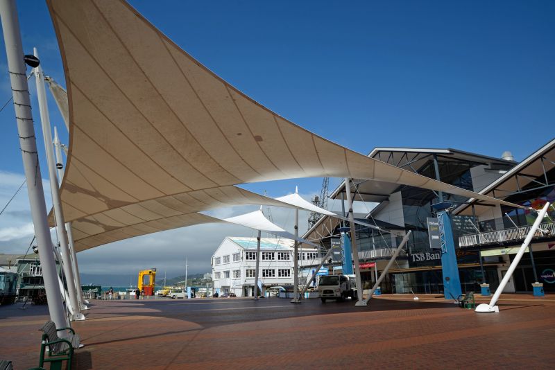 Canvas Shade Installation